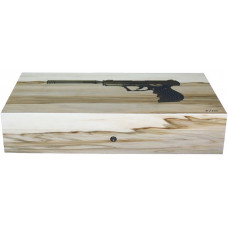 Хьюмидор Elie Bleu Gun на 110 сигар Red Gum bi-metal (шт.)